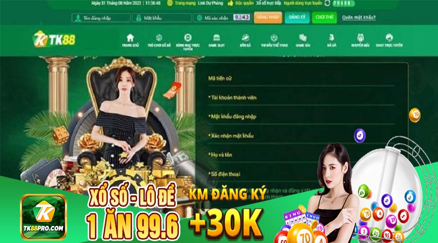 Game Slot TK88 - Review slot phổ biến nhất tại nhà cái TK88 Game slot nhà cái TK88-1