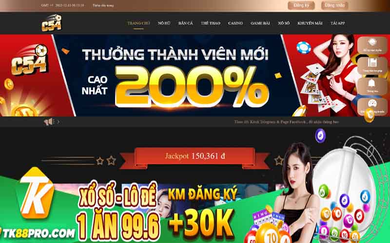 C54777 - Link Đăng Ký, Tải Game C54 Nhận Thưởng 54K C54