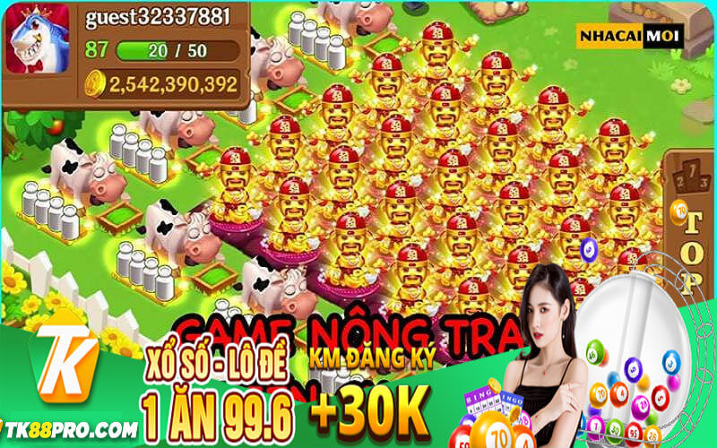 Happy Pig Slots - Game Nông Trại Kiếm Tiền Cực Chất Happy Pig Slots
