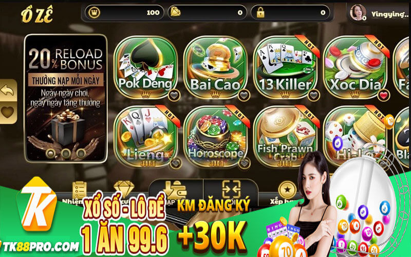 OZE - Link Vào Game Oze68 - Đăng Ký Oze6868 Nhận 100K Oze